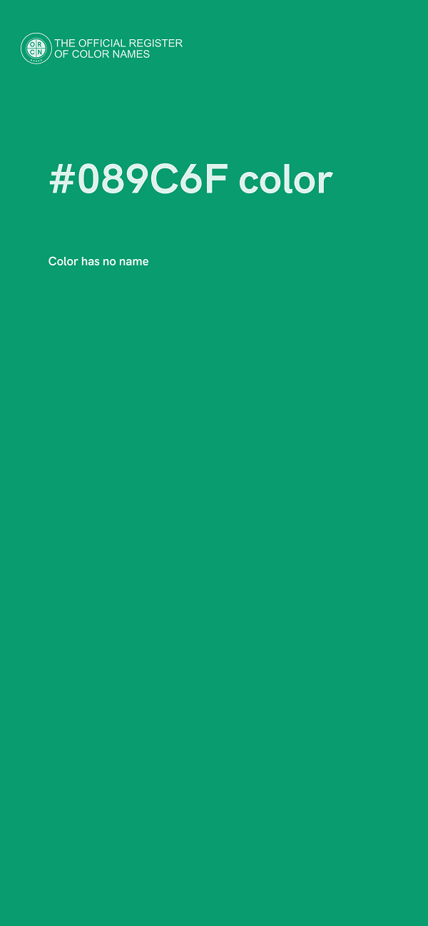#089C6F color image