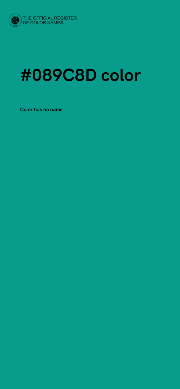 #089C8D color image