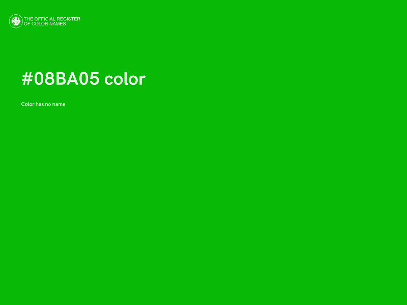 #08BA05 color image