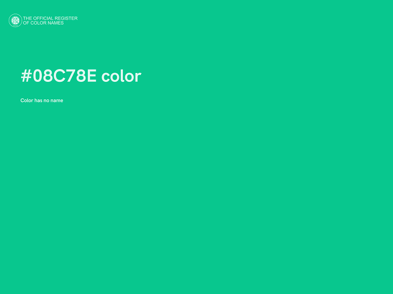 #08C78E color image