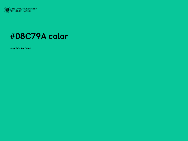 #08C79A color image