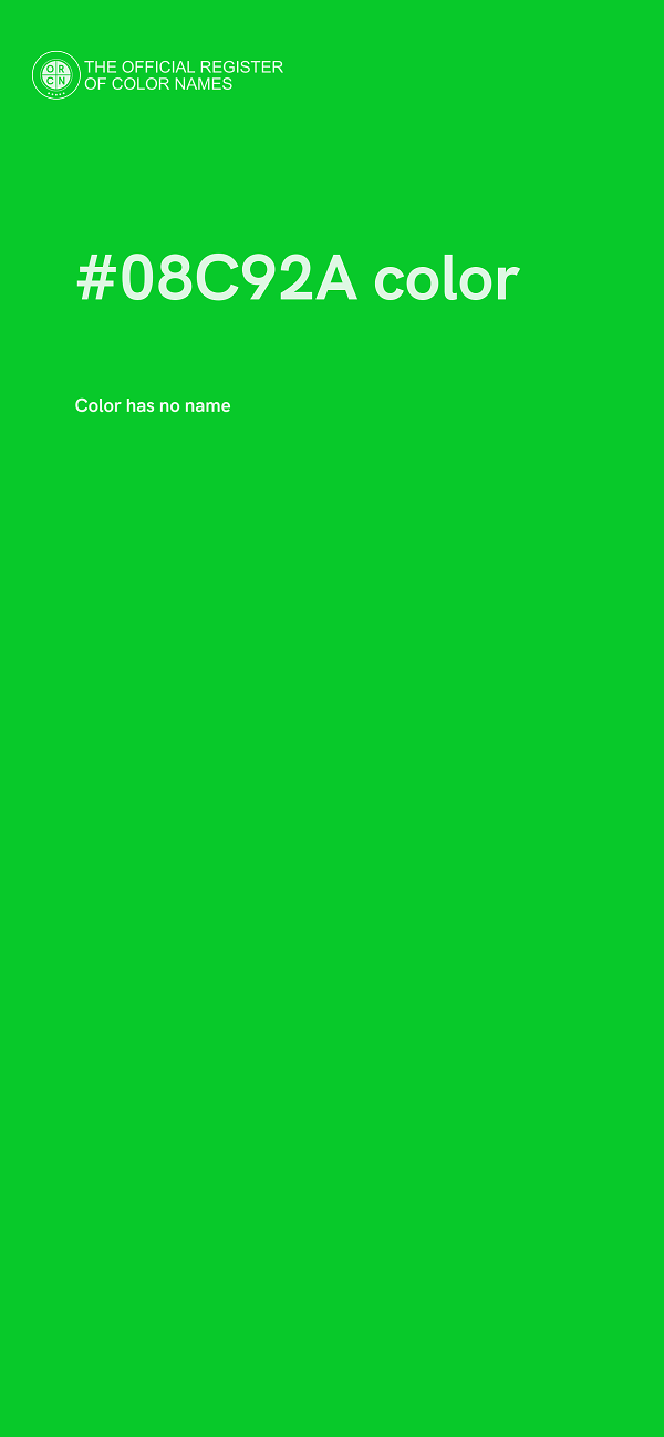 #08C92A color image