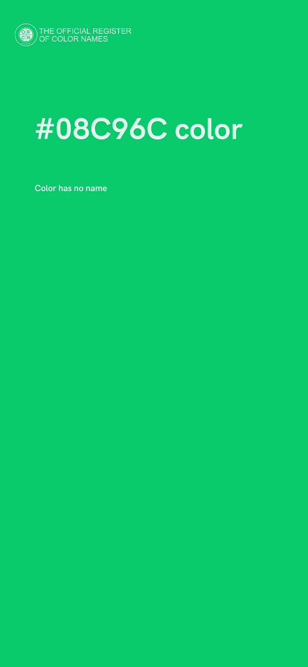 #08C96C color image