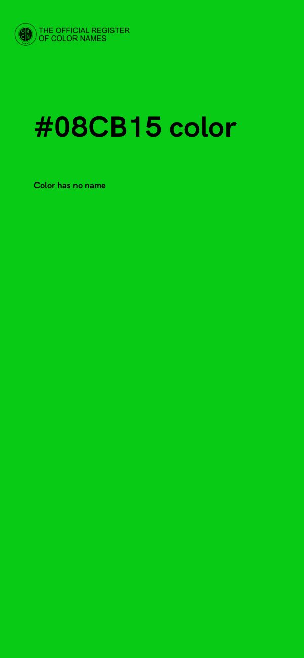 #08CB15 color image