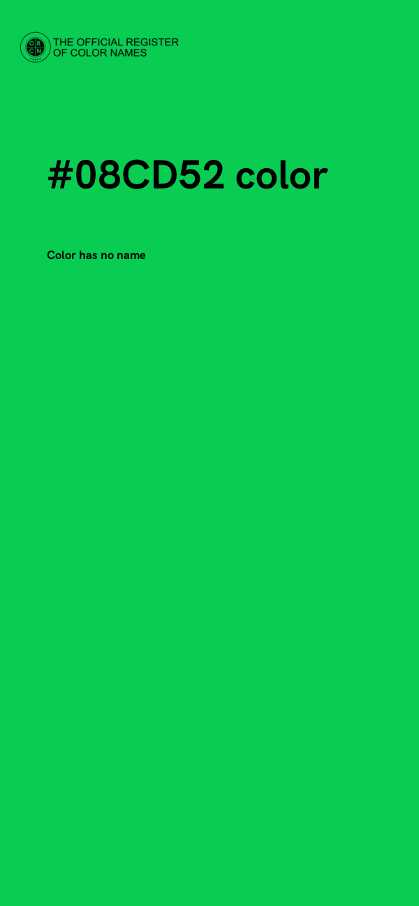 #08CD52 color image