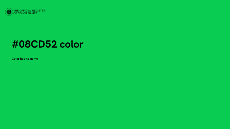#08CD52 color image