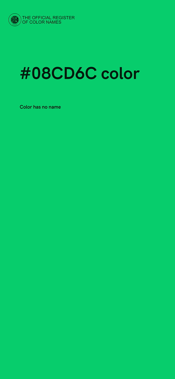 #08CD6C color image