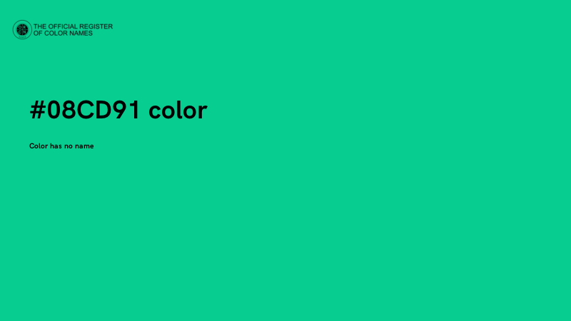 #08CD91 color image