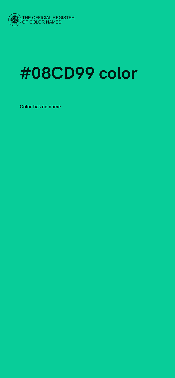 #08CD99 color image