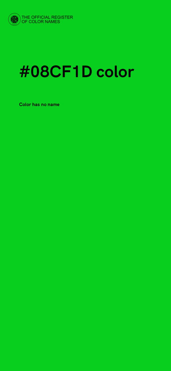 #08CF1D color image