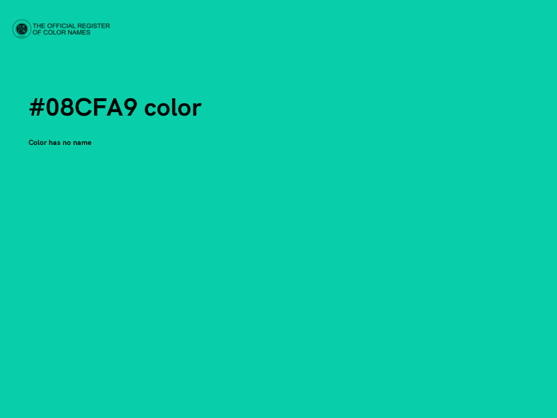 #08CFA9 color image