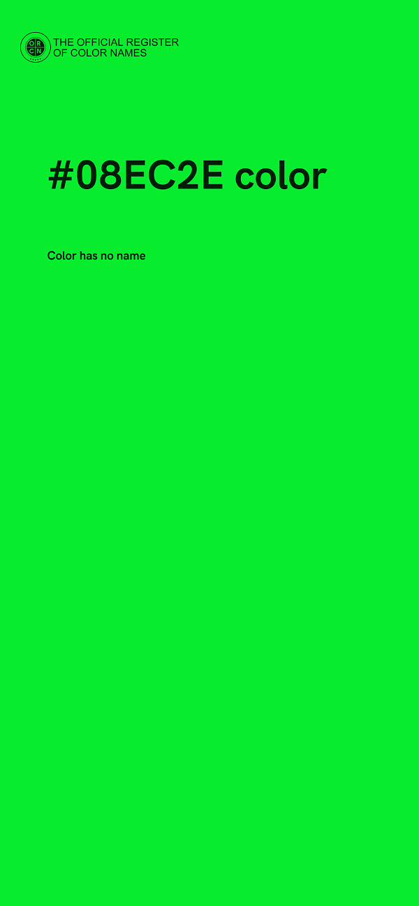 #08EC2E color image