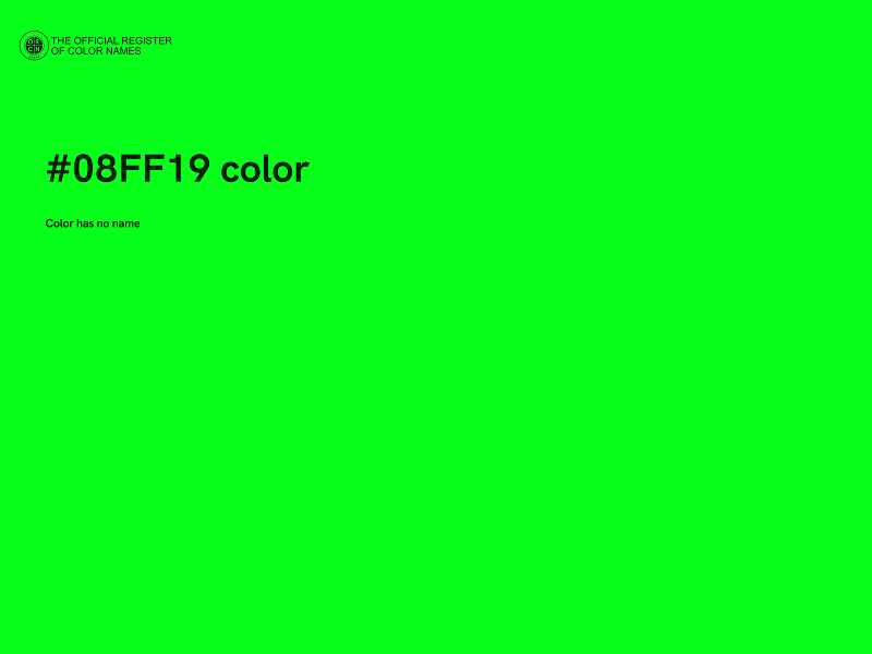 #08FF19 color image