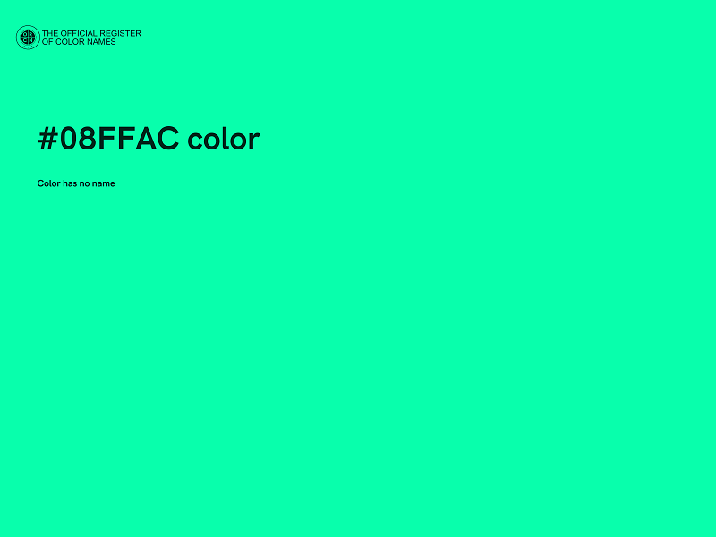 #08FFAC color image