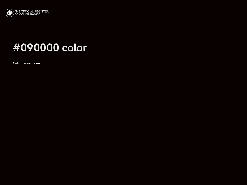 #090000 color image
