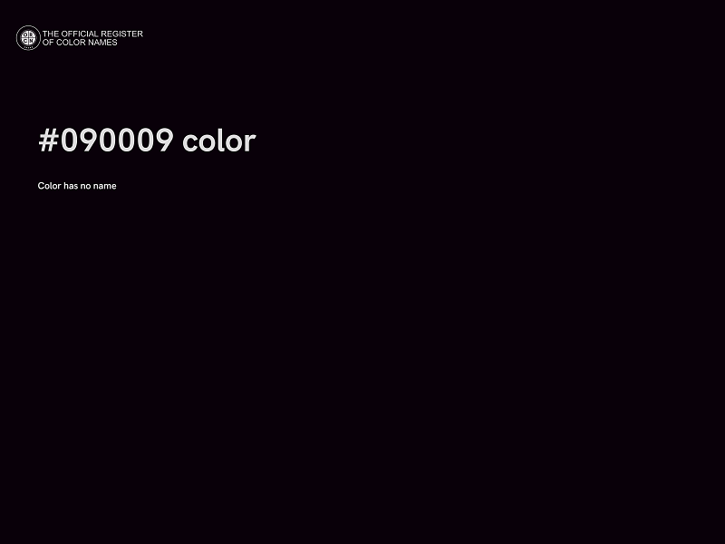 #090009 color image