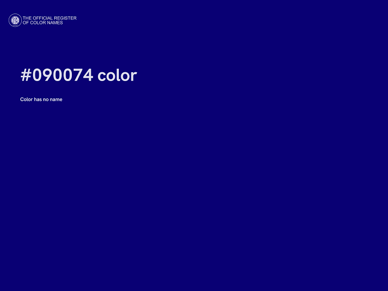 #090074 color image
