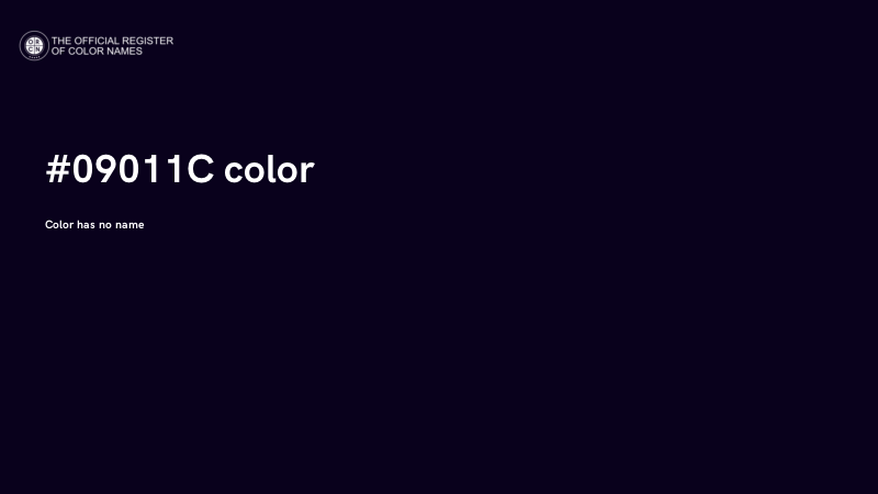 #09011C color image