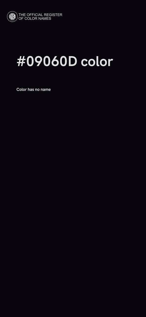 #09060D color image