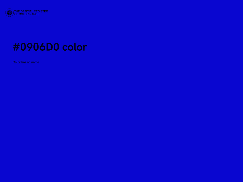 #0906D0 color image