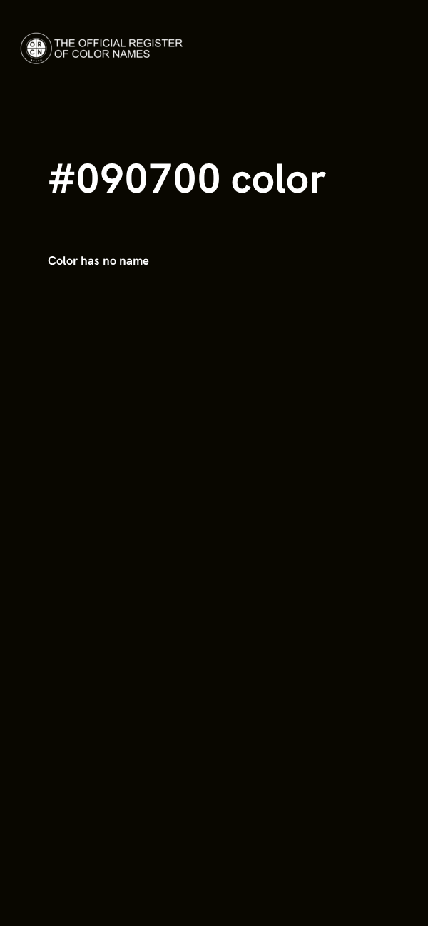 #090700 color image