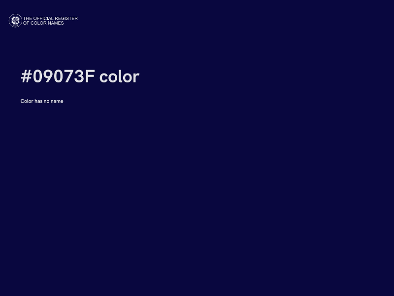 #09073F color image