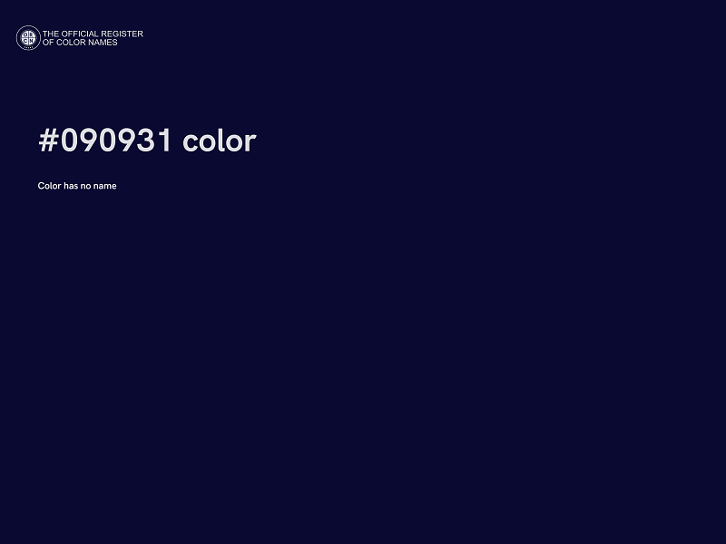 #090931 color image