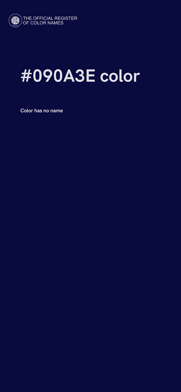 #090A3E color image