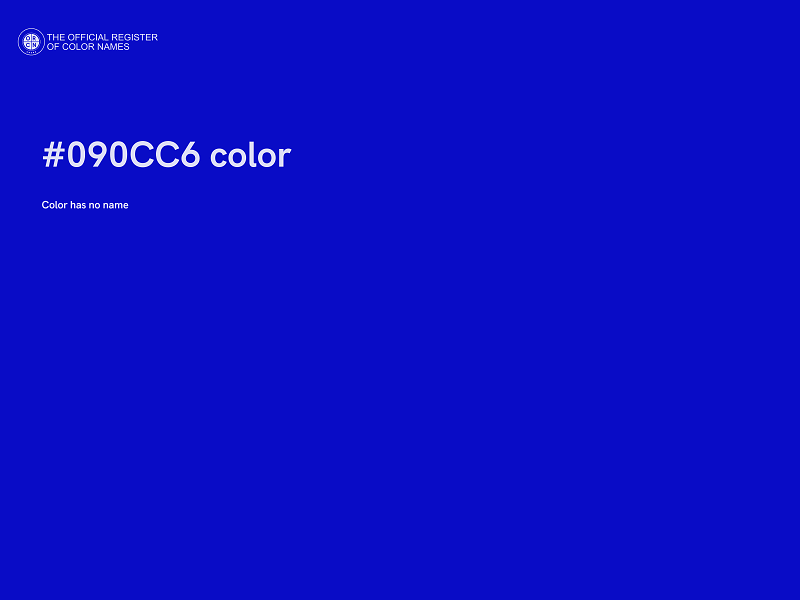 #090CC6 color image