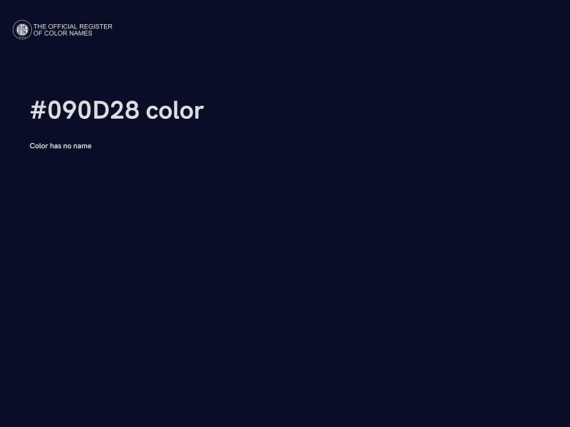 #090D28 color image