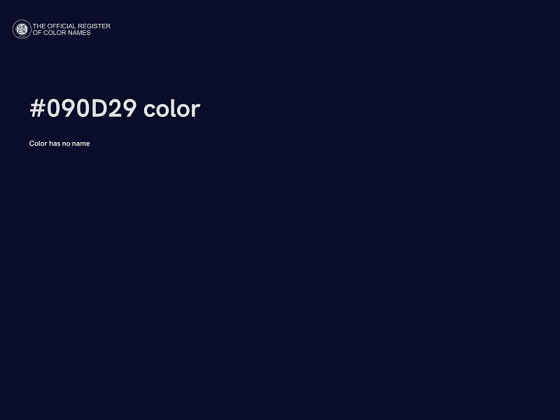 #090D29 color image