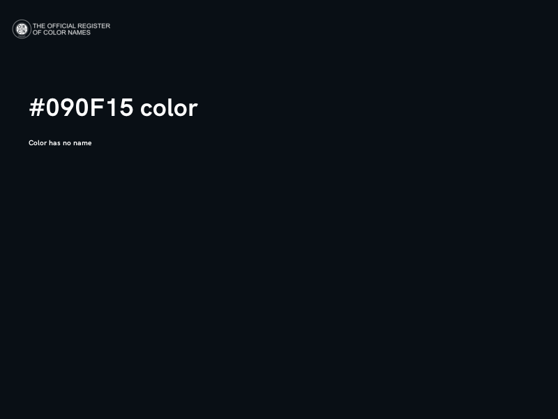 #090F15 color image