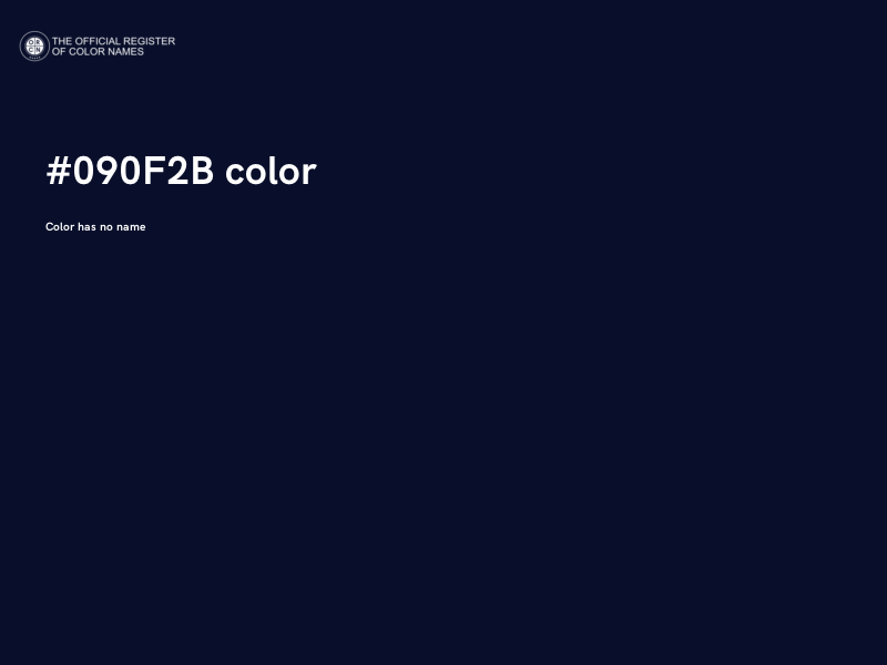 #090F2B color image