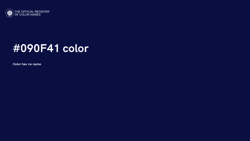 #090F41 color image