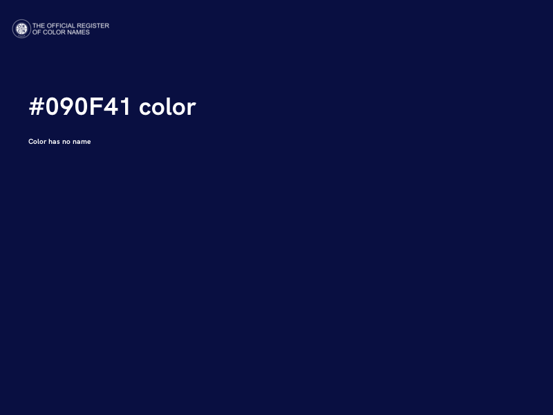 #090F41 color image
