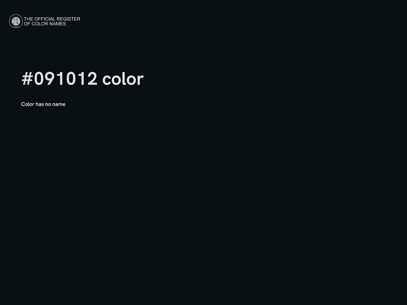 #091012 color image