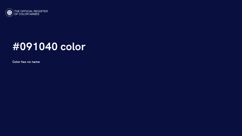 #091040 color image