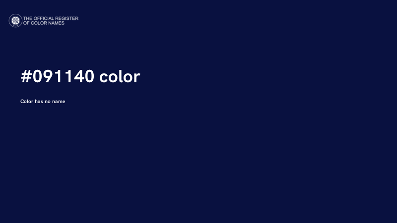 #091140 color image