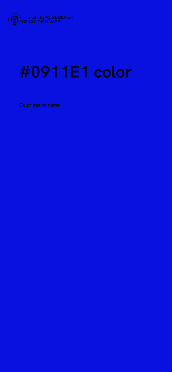 #0911E1 color image