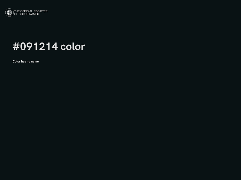 #091214 color image