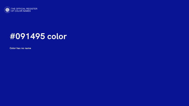#091495 color image