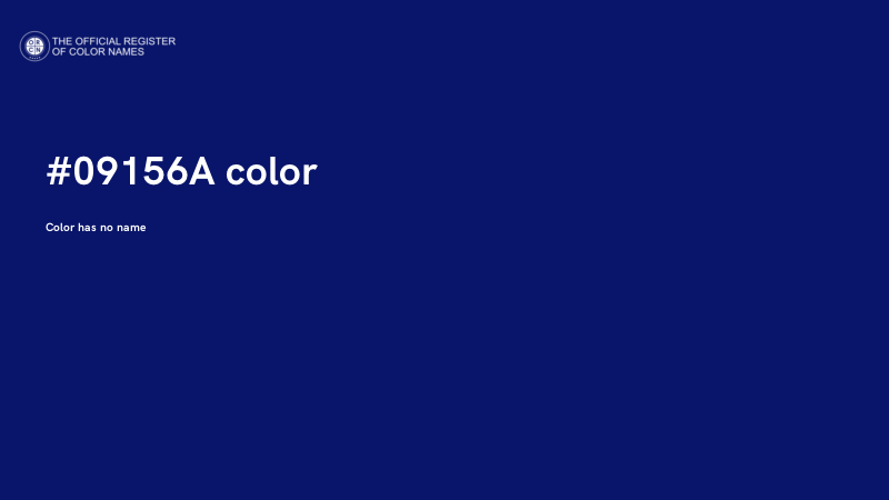 #09156A color image
