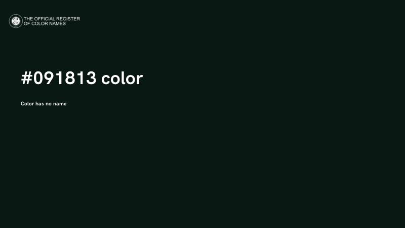 #091813 color image