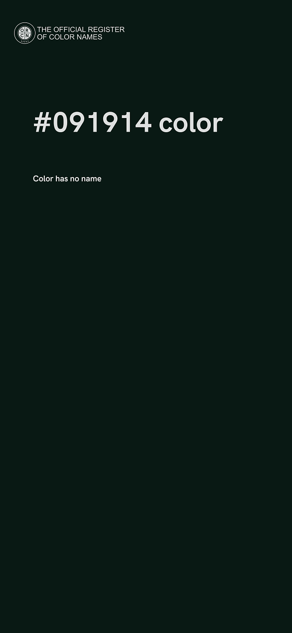 #091914 color image