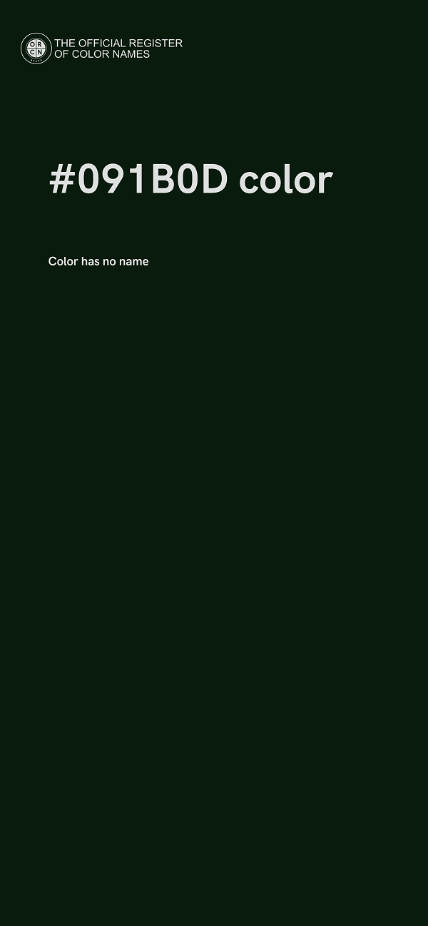 #091B0D color image