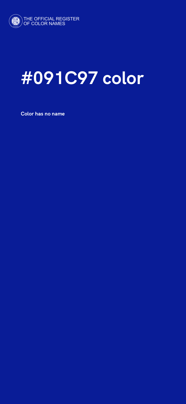 #091C97 color image