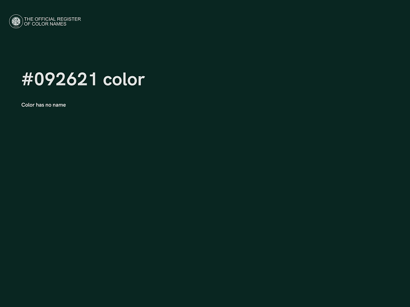 #092621 color image