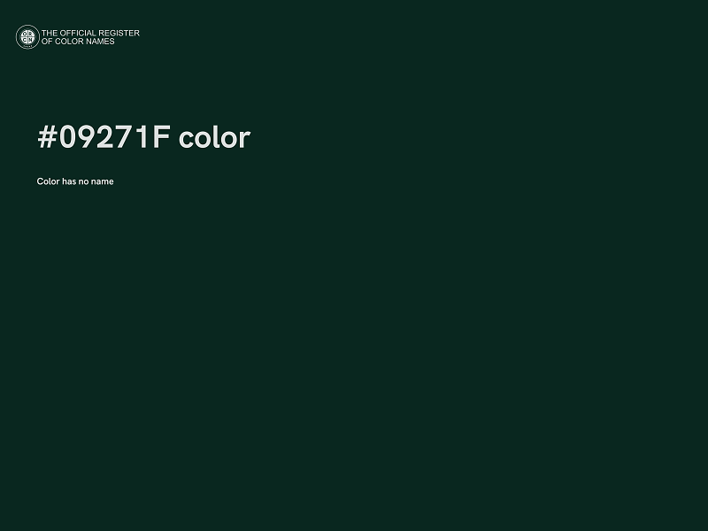 #09271F color image