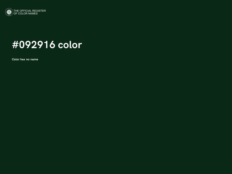 #092916 color image