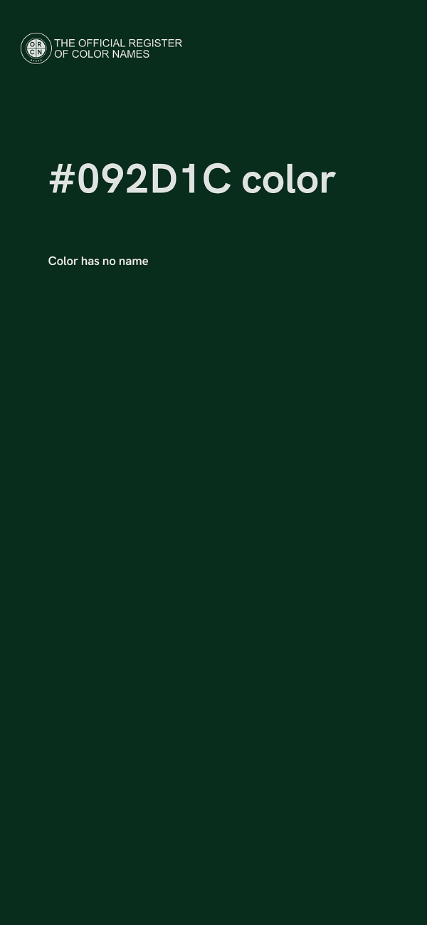 #092D1C color image